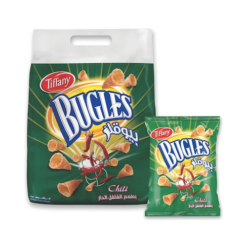 Tiffany Bugles Potato Chips With Chili 13g&times;22pcs