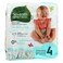 Seventh Generation Baby Diapers Sensitive Skin Size 4, 27 Count, 10-15 kg