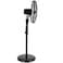 AFRA Electric Stand Fan, 60W, Adjustable Height, 5 Blades, Includes Remote Control, Black, G-Mark, ESMA, RoHS, And CB Certified, AF-1660BKR, 2 Years Warranty