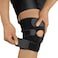 Lushh Knee Support Open Patella Stabilizer with Adjustable Strapping &amp; Extra Thick Breathable Neoprene Sleeve Single Pack