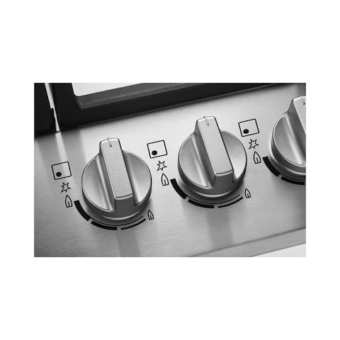 Zanussi Built-In Gas Hob - 5 Burners - Stainless Steel - ZGH76534XS