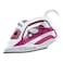 Black &amp; Decker Steam Iron X2400-B5, 2400 W, 380 ml, White and Pink, Ceramic Soleplate