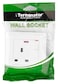 Terminator brand Wall Plate (1) Uk Socket with Switch &amp; Indicator - 1 gang.