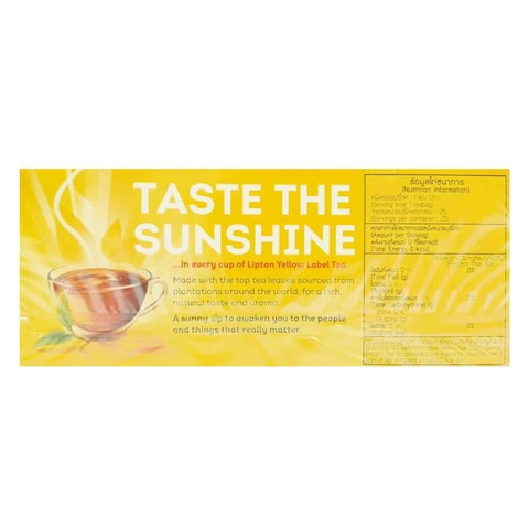 Lipton Tea Bags Yellow Label 25 Sachets, 50g