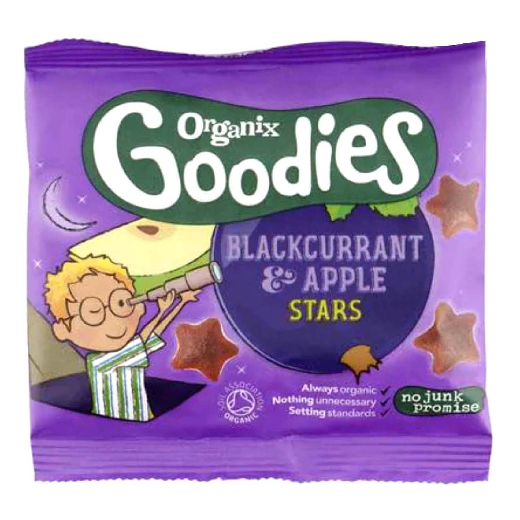 Buy Organix Goodies Blackcurrant and Apple Fruit Stars 12g Online ...