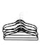 Jysk 10-Piece Hektor Hanger Set Black/Silver 24X45Centimeter