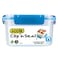 Addis Click N Seal Square Lunch Box 1.2L Clear/Blue