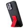 PU Leather Case with Hand Grip for iPhone 14 Pro Max - Red