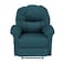 إن هاوس كرسي استرخاء هزاز منجد بالمخمل - تركواز غامق - NZ100