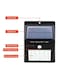 Beauenty 4-Piece 20 LED Solar PIR Motion Sensor Outdoor Night Wall Lamp White 10x12centimeter