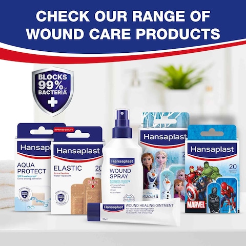 Hansaplast Sensitive Wound Plasters, Skin Friendly, Non-stick, 20 Strips