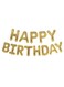 Generic Happy Birthday Letters Foil Banner Balloons 16Inch