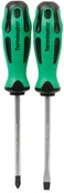 Terminator brand Screw Driver Set 1 Pc (-) &amp; 1 Pc (+)