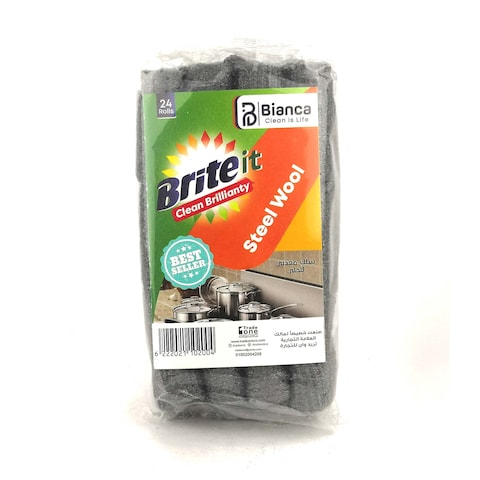 Bianca Steel Wool - 24 Rolls