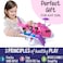 Cargo Aircraft Aeroplane Car Toy with dressing table, bed - Dining table -umbrella many more Play Set Kids- Girls choice Airplane toy with Cargo carrier airplane toy (Pink)