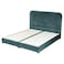 In House Lamar Velvet Bed Frame - King - 200x180 cm - Turquoise