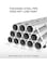 Double Pole Clothes Portable Rack Silver/Black 78x42x160cm