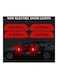 Generic 4-Piece Open Safety Warning Reflective Sticker
