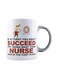 muGGyz Printed Ceramic Coffee Mug White