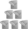 Jewjio Wall Hooks Heavy Duty Adhesive Hooks Stainless Steel Hangers Nail Free Utility Hooks, Stick On Hook For Hanging Towel Cloth Calendar