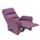 إن هاوس كرسي استرخاء ثابت منجد بالمخمل - بنفسجي فاتح - AB09