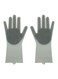 Generic 2-Piece Silicone Gloves Set Grey
