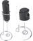 Lavish 1-Pack Electric Milk Frother Handheld With Stainless Steel Stand