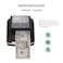 Generic-Portable Small Banknote Bill Detector Denomination Value Counter UV/MG/IR Detection with Battery Counterfeit Fake Money Currency Cash Checker Tester Machine for USD EURO