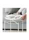 Zenhome Round Steel Table White 45x53x45cm