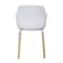 Jilphar Furniture Fiber Plastic Dining Chair with Solid Wooden Leg-  JP1267B