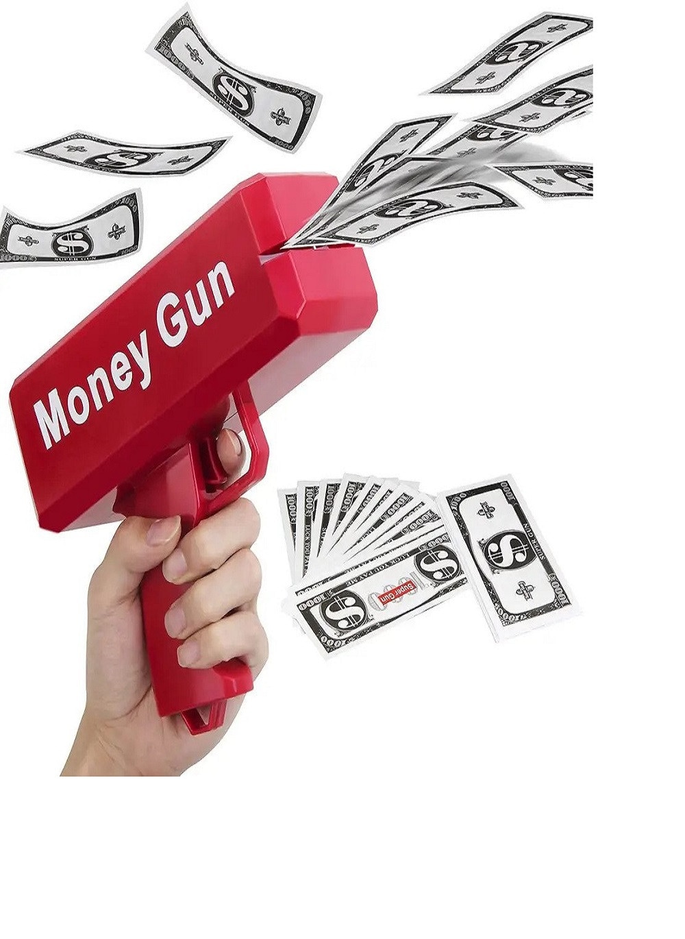 Buy Rahalife Money Gun Paper Playing Spary Toy Gun, Prop With 100 Pcs ...