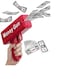 Rahalife Money Gun Paper Playing Spary Toy Gun, Prop With 100 Pcs Play Cash Party Supplies, Fashion Money Gun For Weddings, Party, Birthdays, Marketing, Nightclubs, Party Games