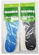 Shoe Insole, Health Insole Cushion Feel for Better Grip and Superior Comfort (Grey and Blue in Colour) (Pack of 1).