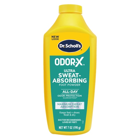 Dr. Scholl&#39;s Odour-X Ultra Sweat-Absorbing Foot Powder 198g