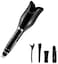 Generic Lcd Hair Curler Spin &amp; N Curl 1 Inch Iron Automatic Curling Air Wand Styling Titanium (Black Au Plug)