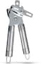 Royalford 3-in-1 Can Opener with Stainless Steel Tube Handle   Manual Tin Can Opener   Easy to Use Bottle Cap Opener, Can Tin &amp; Jar Opener All-in-1   Easy Turn Knob and Ergonomic Soft Grips Handles