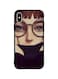 Theodor - Protective Case Cover For Apple iPhone XS Cute Glasses Girl
