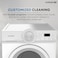 Krome 6Kg 1000 RPM Front Load Washing Machine, LED Display With Universal Motor, 5 Star Energy Efficient, 16 Wash Programs With Variable Temperature Setting, White - KR-WFL60S