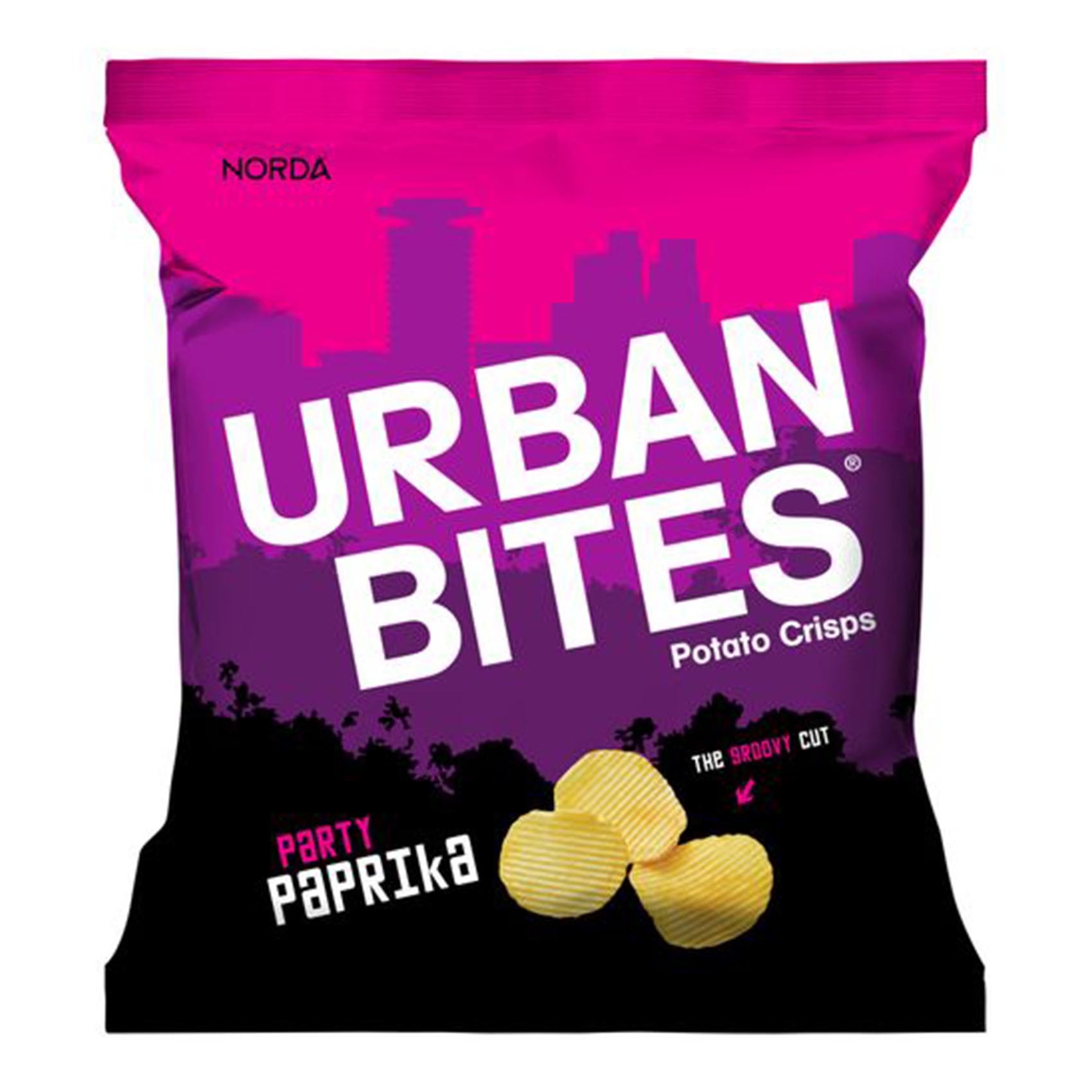 Norda Urban Bites Party Paprika Potato Crisps 30G