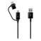 Samsung USB-C Dual Car Charger With Combo Cable Black