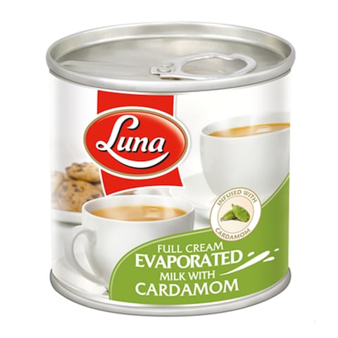 Buy Luna Evaporated Milk With Cardamom 170g in Saudi Arabia