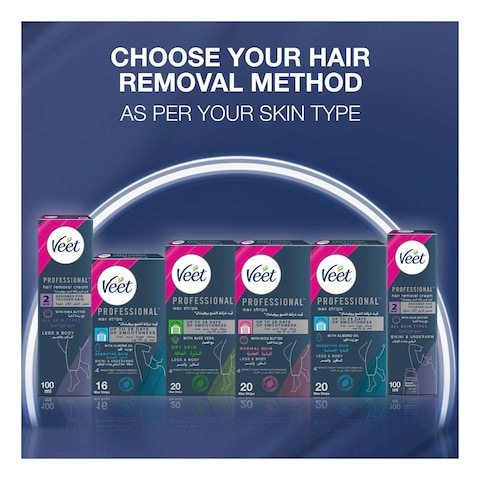 Veet Professional Hair Removal Cream With Shea Butter, 100ml