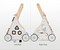 Woody Buddy - Walker with Busy Board - White