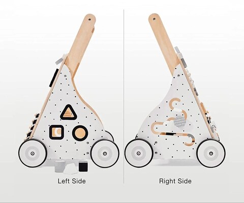 Woody Buddy - Walker with Busy Board - White