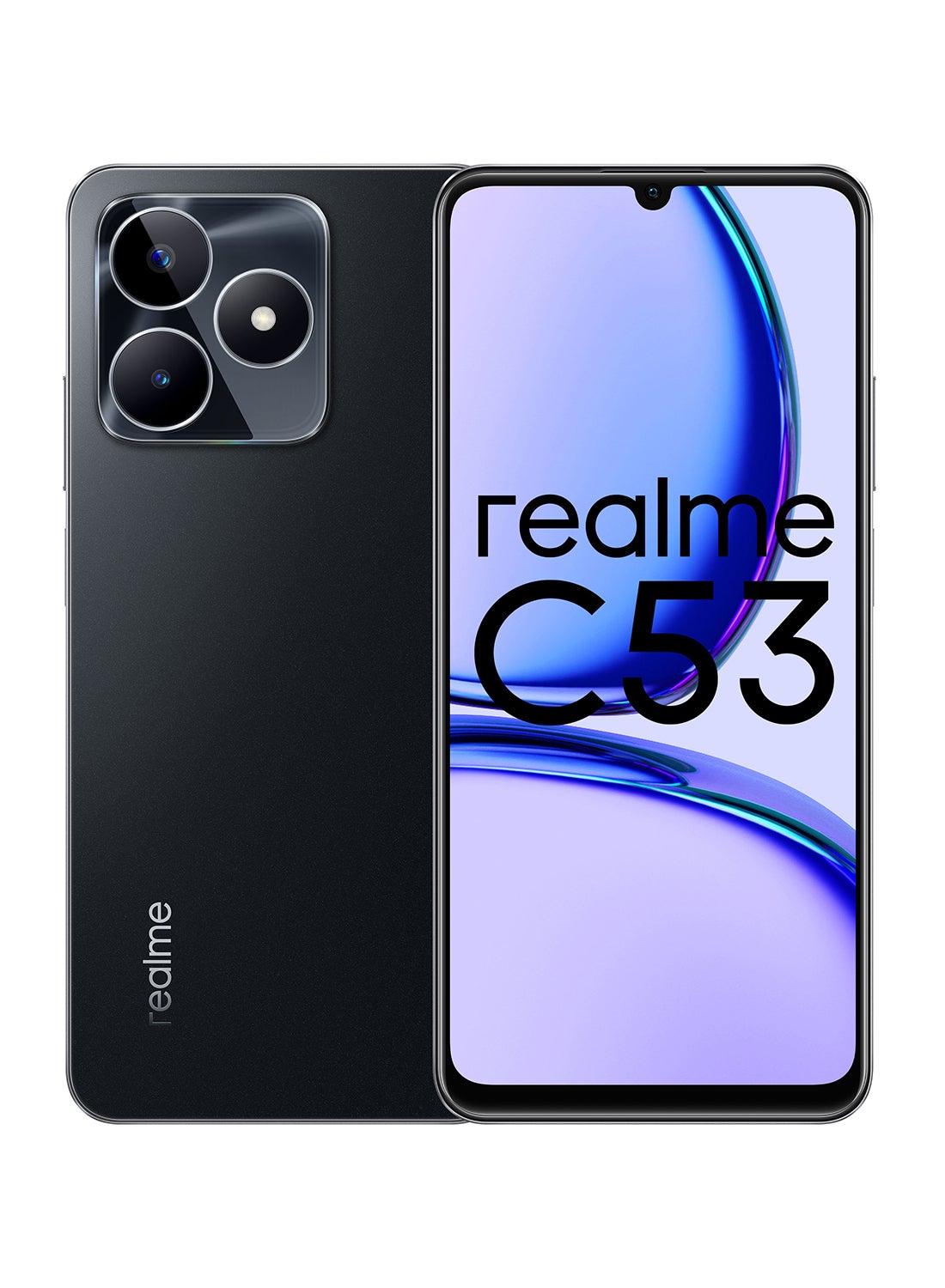 Realme C53 Dual SIM, 6GB 128GB 4G, Middle East Version, Mighty Black