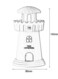Generic - Mini Lighthouse Shape Air Humidifier With LED Light 2.5W DQ133104 White/Red