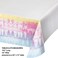 Creative Converting Tie Dye Party Paper Tablecover- 54-Inch x 102-Inch Size- Multicolor