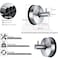 Zalcoon Suction Cup Towel Hooks For For Bathrooms, Plating Black, Shower Hanger Hook Hanger Towel Rack Heavy Duty Wall Mounted Robe Hooks Sucker, Bathroom Organizer (Pack Of 1)