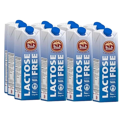 Baladna Long Life Milk Lactose Free Full Fat 1Lx12&#39;s