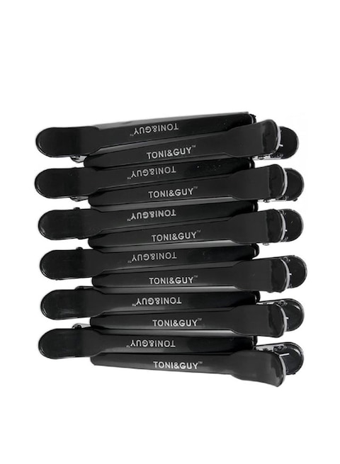 12 Piece Soft-Touch Sectioning Clips Black 35g